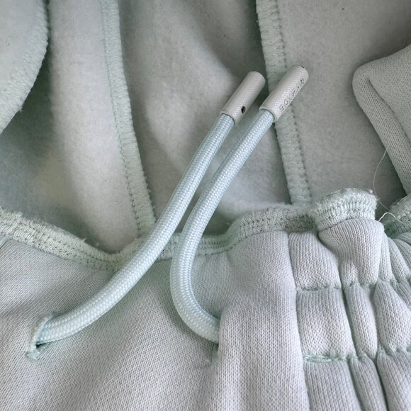 Boxraw Womens Boyfriend Shorts Mint Green Sweat Shorts Casual Size Large - Picture 11 of 15